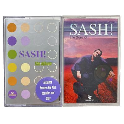 Sash! Cassette Bundle 2x Its My Life Life Goes On 90s Trance Eurodance Albums