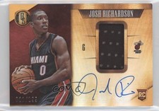 2015-16 Panini Gold Standard Rookie Jersey 21/199 Josh Richardson #235 Auto 3y4