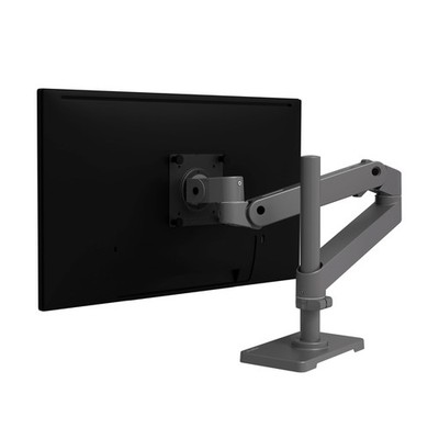 Ergotron 45695293 Single Monitor Desk Mount Tall Pole Dark Gray