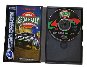 Sega Saturn Games x 3 Worldwide Soccer 97, Virtua Fighter, Sega Rally - PAL VGC