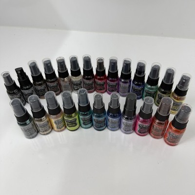 Dylusions Shimmer Sprays, 1oz Mister Bottles, Huge Lot, Used