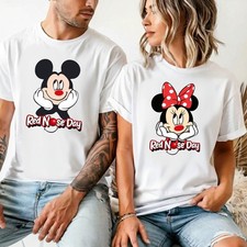 Mickey Minnie Red Nose Day 2026 T-Shirt, Disney Comic Relief Charity Tee