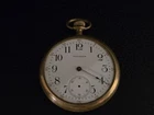 Antique Waltham Pocket Watch - Project/Parts - Porcelain Dial - Missing Crystal
