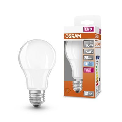OSRAM LED STAR CLASSIC A FOR LOW VOLTAGE E27 4000 K 9 W 940 lm