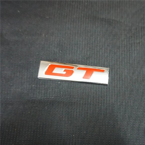 Emblema Turbo T Rosso Metallizzato Adesivo Bagagliaio Auto Decal