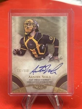 AUSTIN NOLA 2021 TOPPS TIER ONE ON CARD AUTOGRAPH /300 PADRES