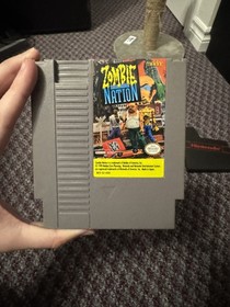 Zombie Nation Nintendo NES 1991 Authentic Cartridge only