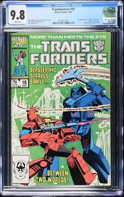 Transformers #18 CGC 9.8 Marvel Comics 1986