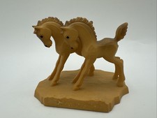Vintage Horses Miniature Figurine Plastic Japan Hong Kong Style