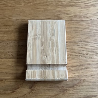 Handy Smartphone Halterung Holzständer Desktop Telefon Halter