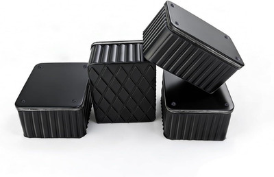 Heavy-Duty Rubber Lift Blocks, 8000Lbs Capacity, Non-Slip, 4 Pack