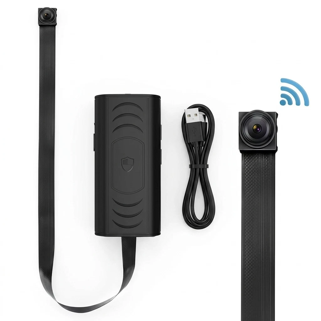 Mini Telecamera WiFi Con Sensore Di Movimento E Batteria 4000 MAh – Controllo Da Smartphone, Obiettivo 3 Mm, 8 Ore Di Autonomia