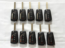 10 Bladed Toyota Flip Keys 4 Button Oem Remote Fobs Hyq12bfb Hyq12bgf