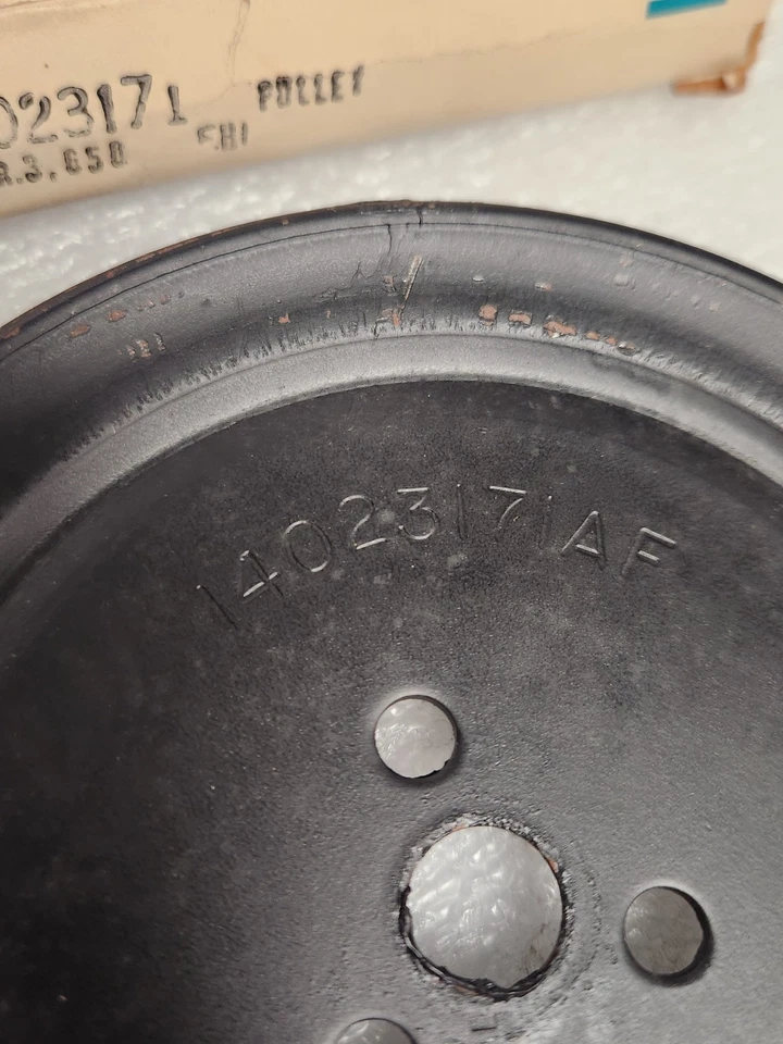 Nuevo de Lote Antiguo OEM GM 1980 1981 1982 Chevrolet C3 Corvette Bomba Smog Polea 14023171 AF Foto 3 de 4