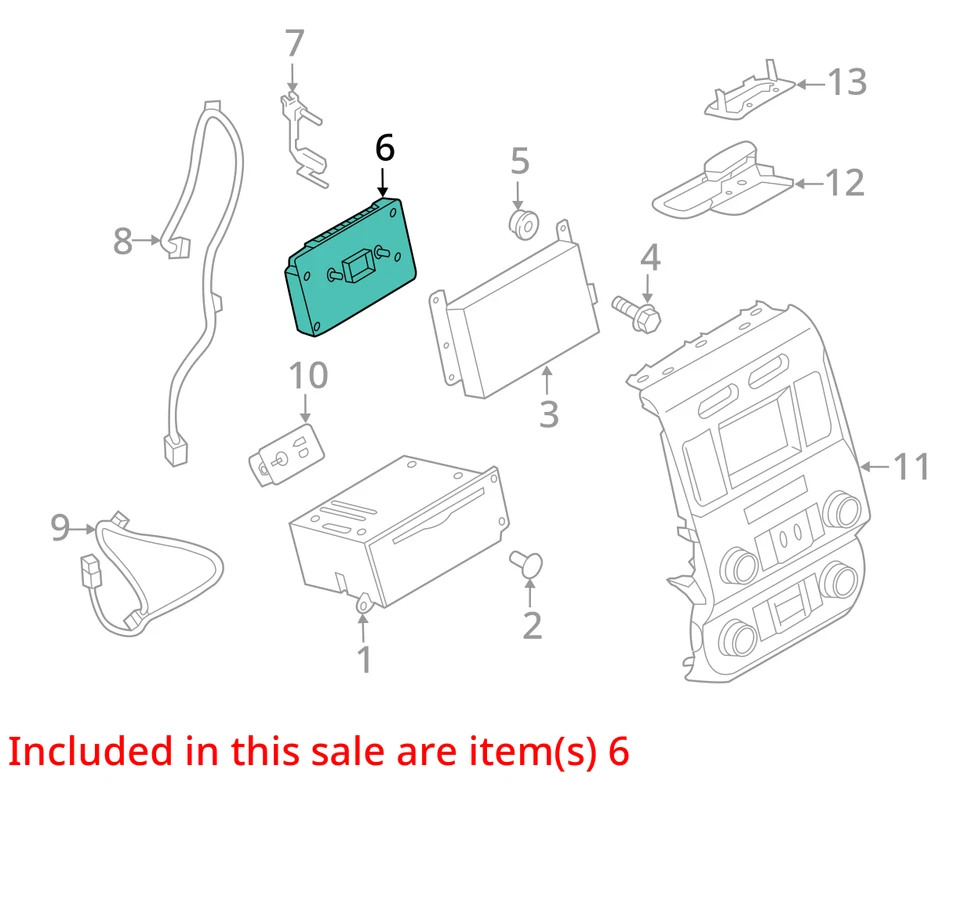 Módulo de sincronização de comunicação ECM chassi compatível com 17-23 Ford F250SD PICKUP 1866199 - Imagem 3 de 4