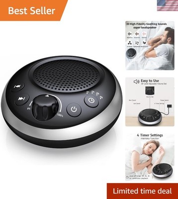 Sound Machine White Noise Pink Noise Sleep Machine 30 Soothing Sounds