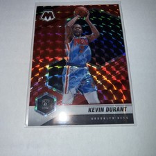 2020-21 Panini Mosaic - Kevin Durant #7 Reactive Red Prizm