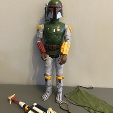 VINTAGE STAR WARS BOBA FETT 14  INCH LARGE FIGURE 1979 KENNER w   Jetpack Rocket