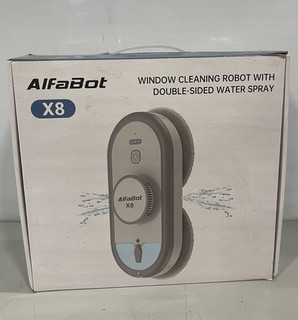 AlfaBot Window Cleaning Robot with Dual Water Spray X8 Robot Window Cleaner