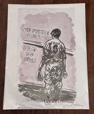 raymond pettibon no pickle games limited edition signed art print edition of 100