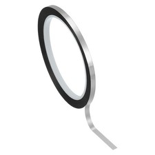 Metalized Polyester Film Tape 3/16 in x 55 Yards Matte Silver