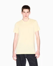 Armani Exchange Men's Short Sleeve Pima Cotton Crew Neck T-Shirt, Pale Hay, XL