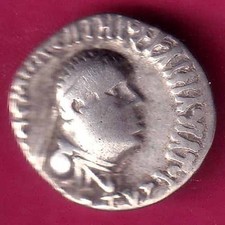Indo-Greek Kingdom Apollodotus II 1 Drachma silver coin #P72