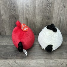 Angry Birds White And Red Matilda Plush Stuffed Bird Toy 2010 5 Inch No sound