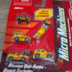 Hasbro Micro Machines 2003 Sealed Sets jungle patrol and beach security 