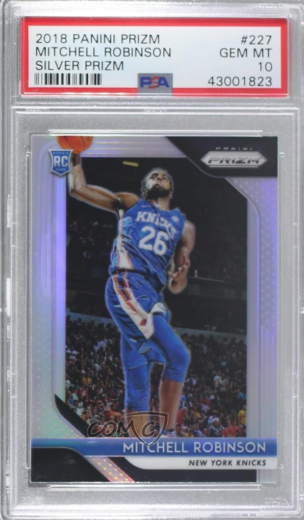 2018-19 Panini Prizm Silver Prizm Mitchell Robinson #227 PSA 10 GEM MT r5u