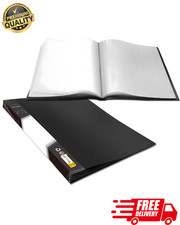 Art Portfolio Folder 40 Pockets 80 Pages Clear Display Book A3 11x17 Sheets