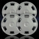 4-pack of 15" Push-on Silver Hubcaps for 2007-2009 Versa - ARFH237