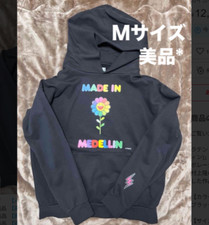 J Balvin x Takashi Murakami Collaboration Hoodie Black M JAPAN Very Good