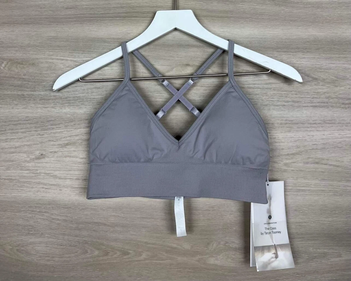 Lululemon Awakening Bra Taryn Toomey Collection Size 8 Lavender