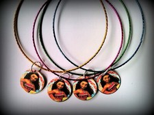 Moana -8 Charm Bangle Bracelet-Party Favor Birthday Prizes bracelets-