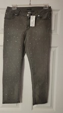 Cache Gray Jeans With Sparkle