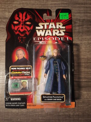 Star Wars EPISODE 1 Senator Palpatine With Senate Cam Droid Action Figure
