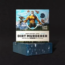 Dr Squatch Dirt Murderer Liquid Death Limited Edition All Natural Bar Soap