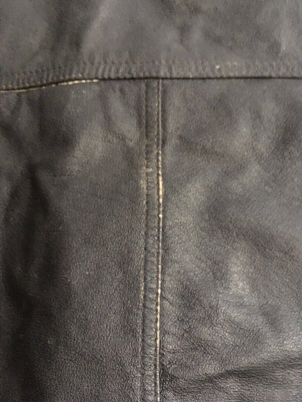 Bomber real leather jacket - black Vintage pilot … - image 5