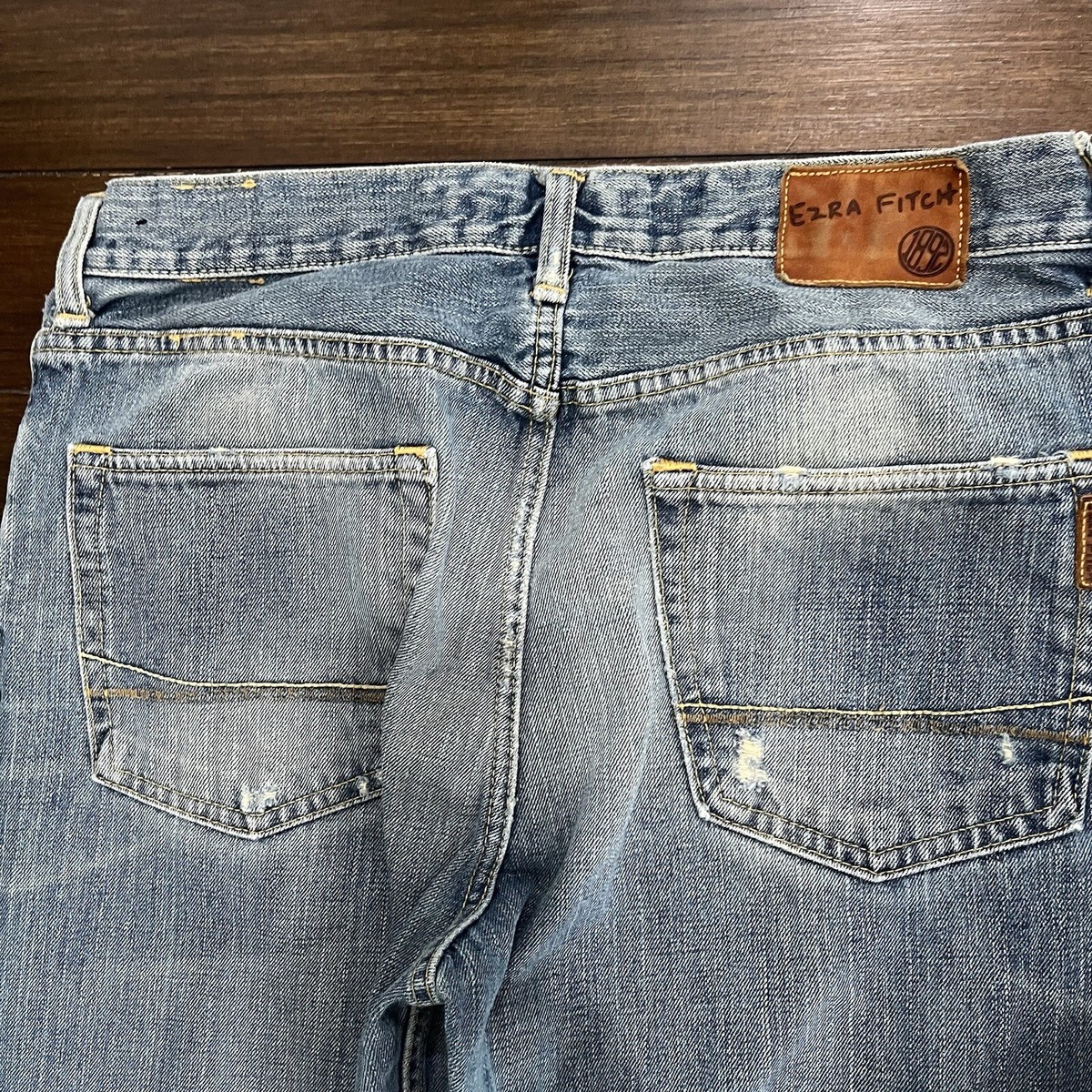 Vintage Ezra Fitch Jeans Mens 32x29 Blue Bootcut Denim Vintage Ezra Fitch Jeans Mens 32x29 Blue Bootcut Denim