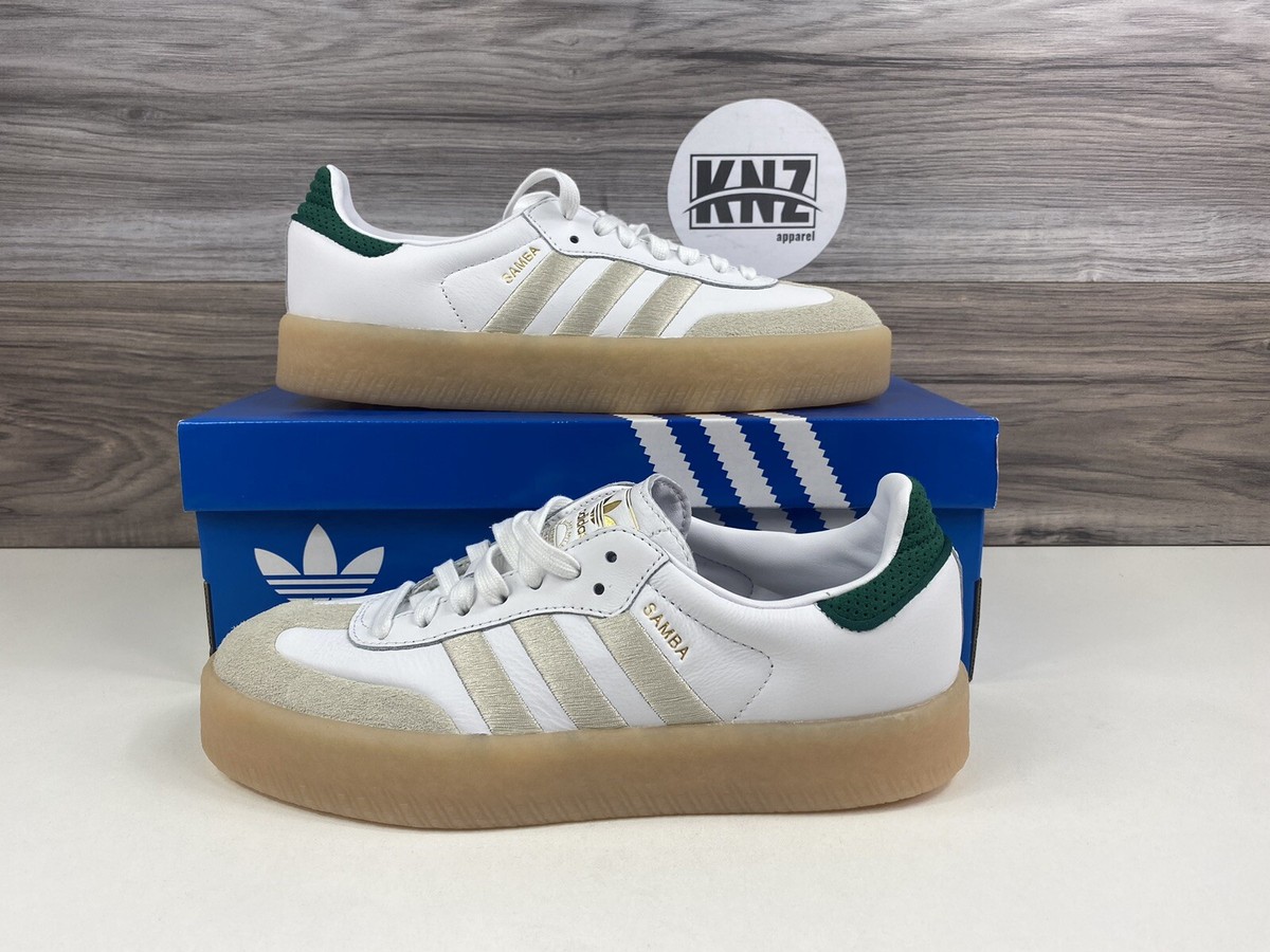 Adidas Samba Originals Sambae White Green Beige Gum Soccer Adidas Samba Originals Sambae White Green Beige Gum Soccer