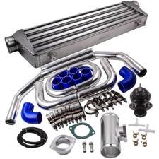 27 x 7 x 2.5'' Universel Refroidisseur Intercooler + Piping Pipe Kit + BOV Kit