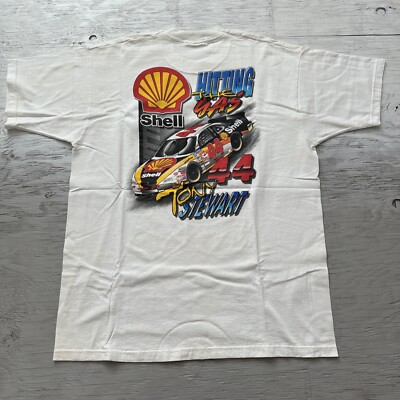 Vintage 90s Competitors View NASCAR Tony Stewart Shell 2 Sided 