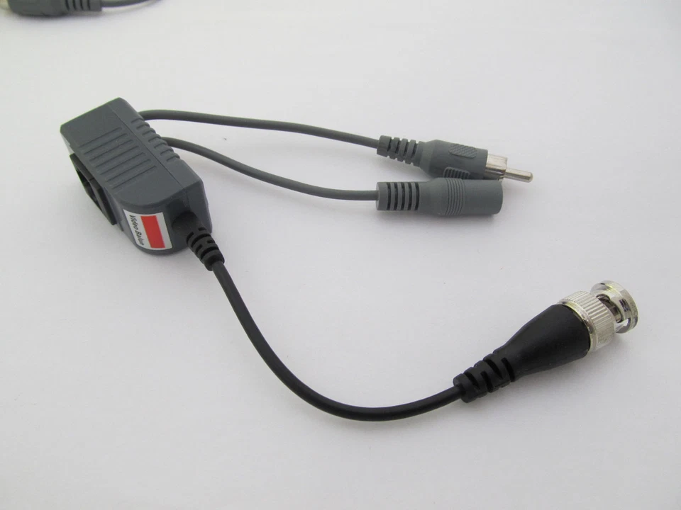 Lot of BNC Coax CCTV RJ45 Balun With Audio Video Power Over Transceiver Cable - Image 4 of 4