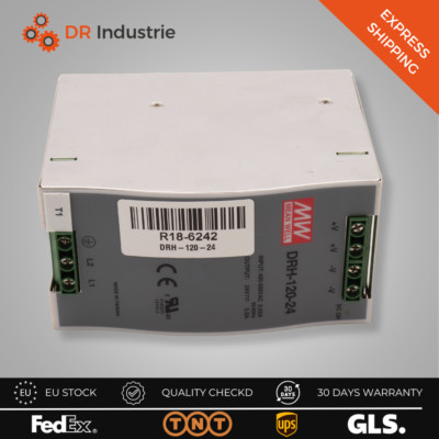 MEAN WELL RAIL POWERE SUPPLY DRH-120-24 input 400-500VAC 0.65A 50/60Hz
