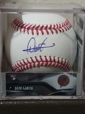DEIVI GARCIA (Yankee Rookie) Signed OML Baseball (JSA Witnessed Protection COA)