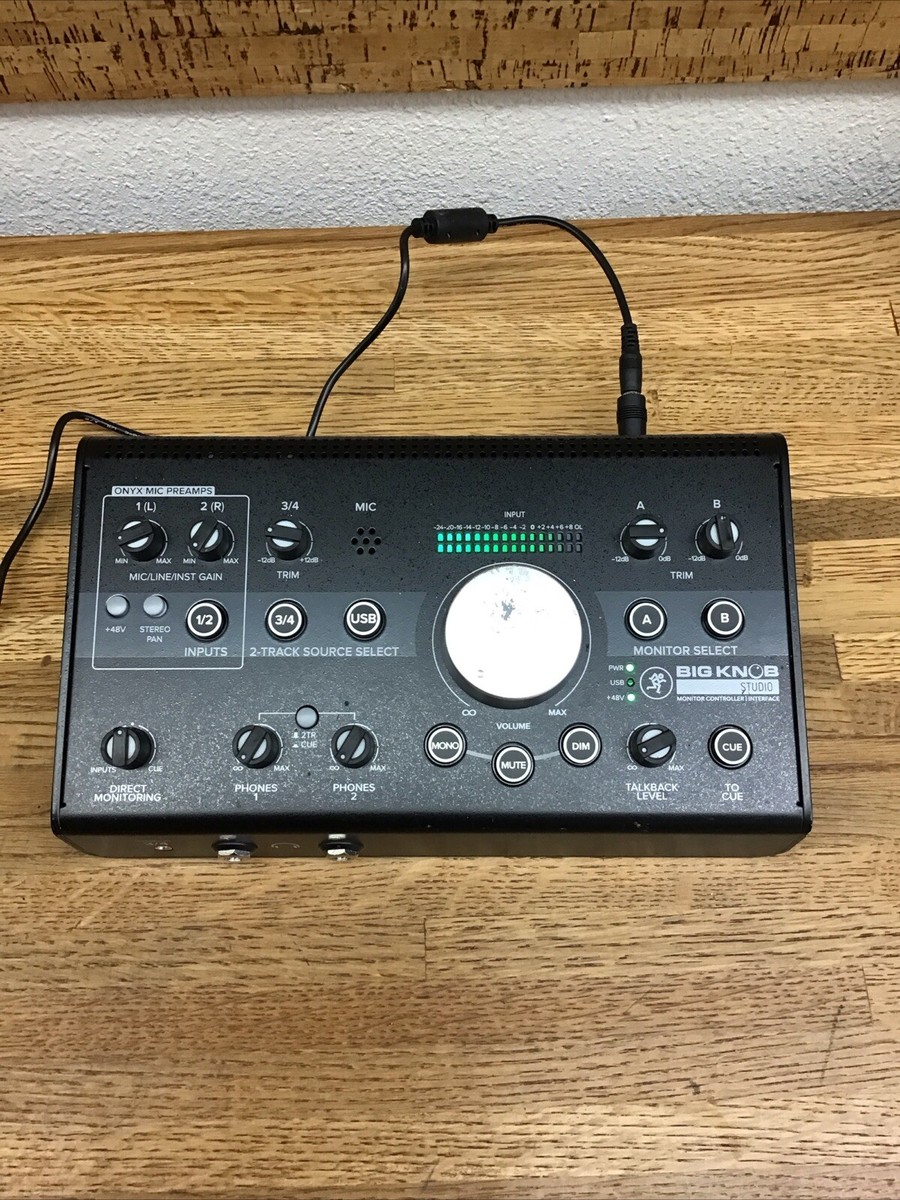 Mackie Big Knob 3x2 Studio Monitor Controller Audio Interface
