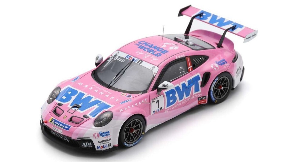 ミニカー Spark 1/43 PCCJ 911 GT3 CUP 2023 Model Car Scale 1:43 Spark Porsche 911 GT3 Cup Supercup