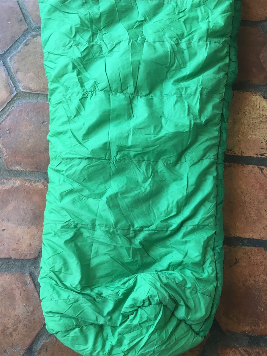 Vintage L. L. Bean Green Sleeping Bag Freeport Maine Hunting