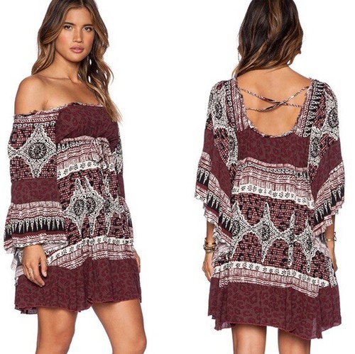 Flutter Sleeve Boho Mini 